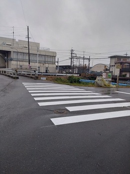 立哨箇所の横断歩道.JPG